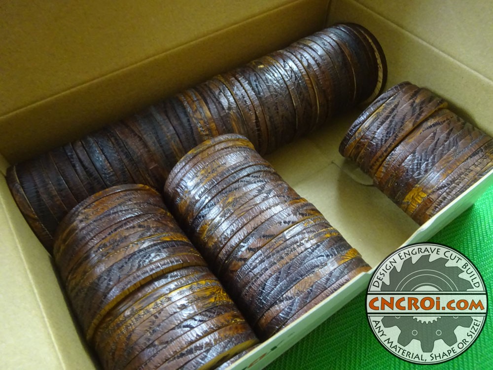 Custom Wood Coins