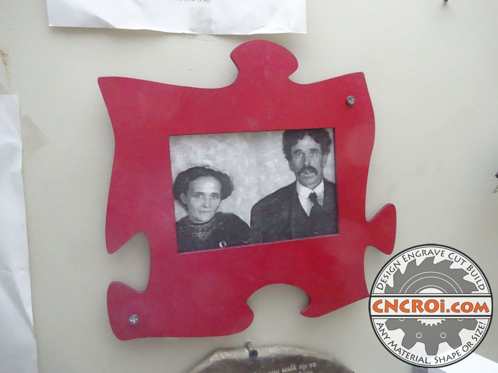 Puzzle Picture Frames: Custom Laser Cut 1/4" 6 mm Thick MDF