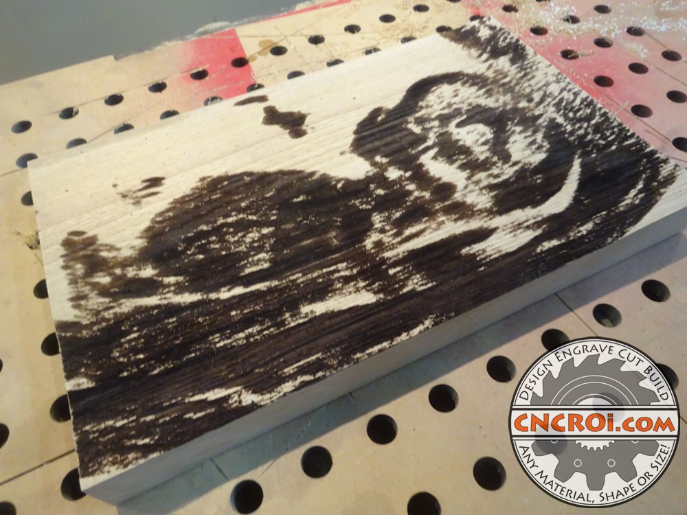 Baby Ultrasound Pyrography: Butternut Laser Engraving