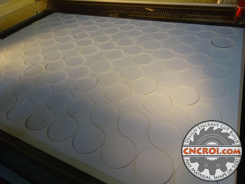 Custom Wall Caps: Double Sided Tape Lamacoid Covers