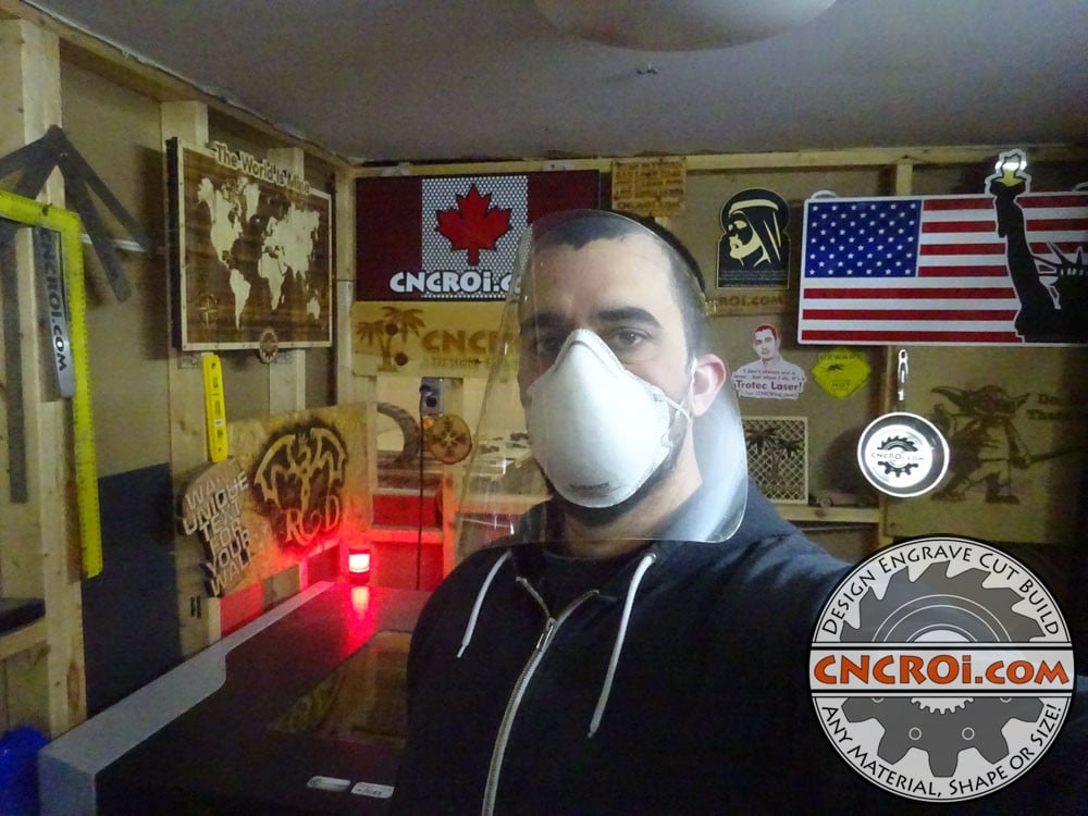 Custom Face Shields: Polycarbonate, PET, PETG, Acrylic, Mylar