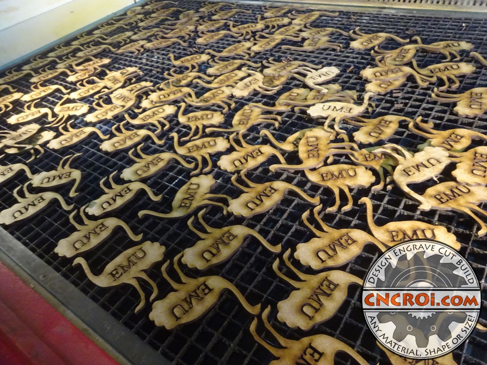 Emu Animal Shapes: 1/8" 3 mm MDF