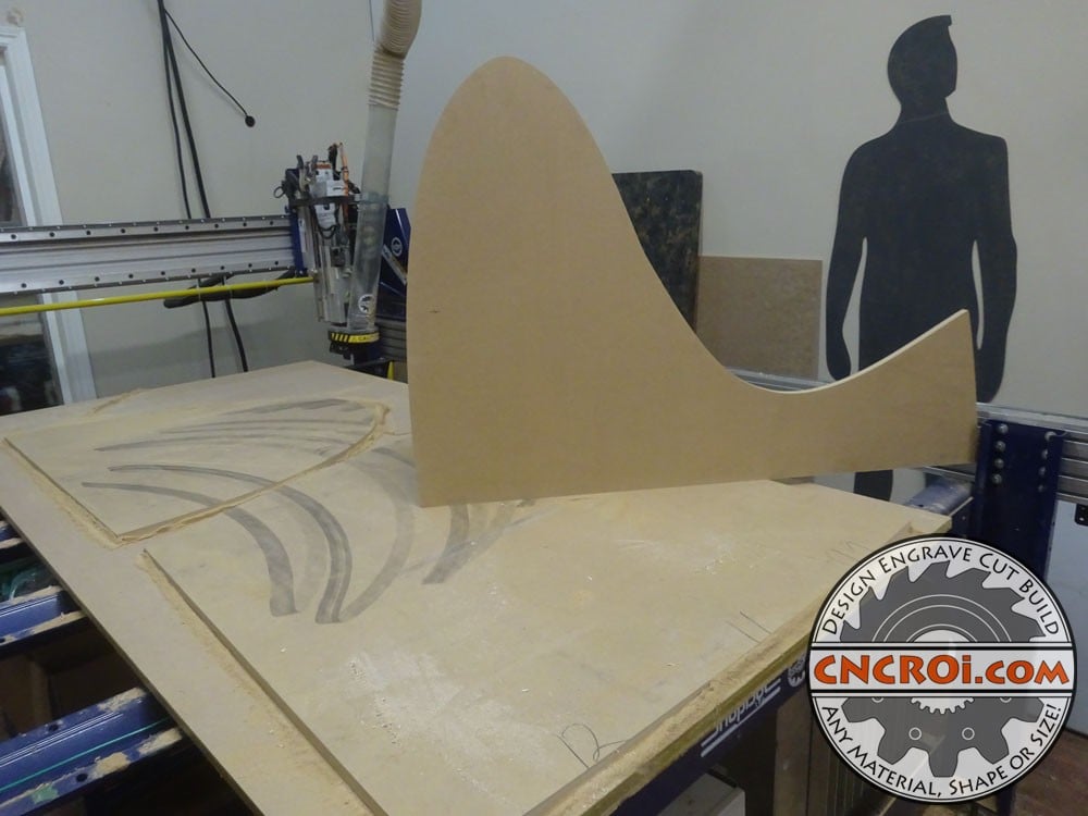 Reclaimed MDF Table Template: 3/4" 19 mm CNC Router Cut