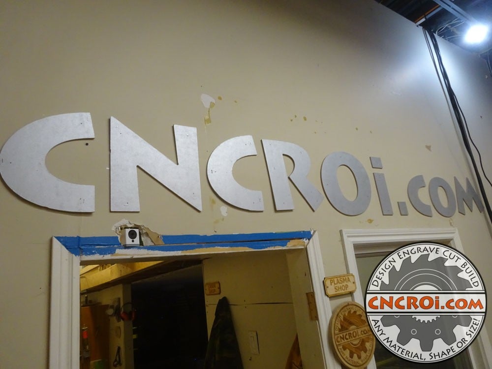 Metal Looking Painted MDF Signage