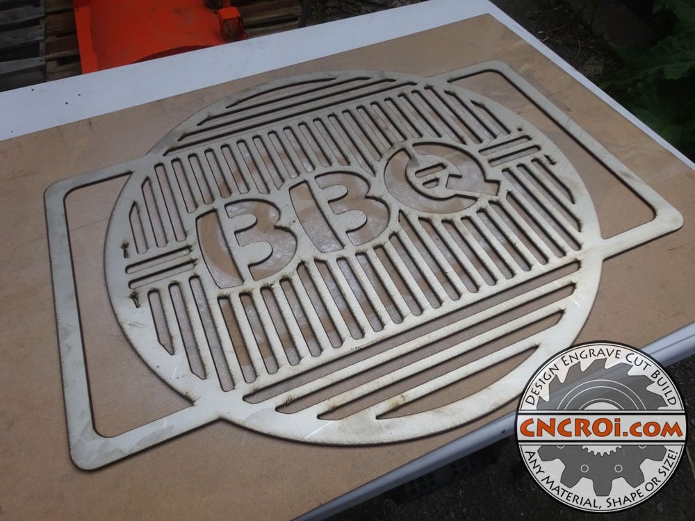 Custom Steel BBQ Grill