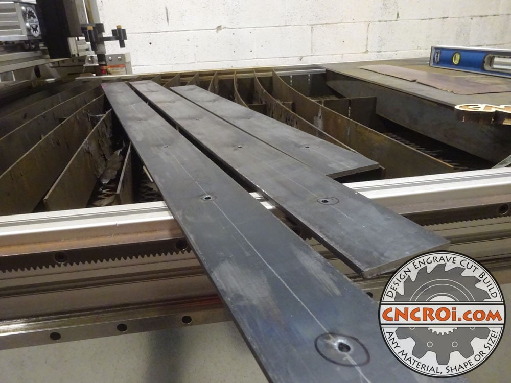 Custom Flat bar Holes: CNC Plasma Cutting