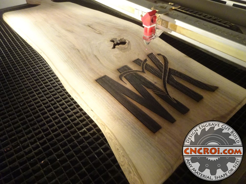Black Walnut Engraving: Making Room for Epoxy Fill