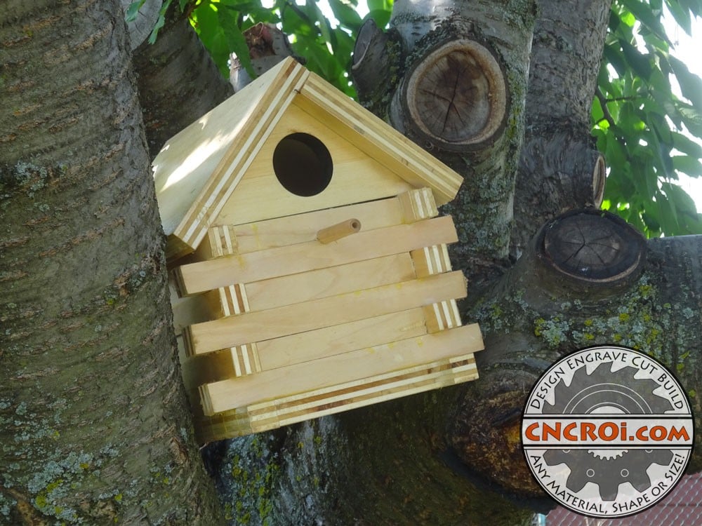 Bird House Prototype: CNC Routering 3/4" Maple Plywood