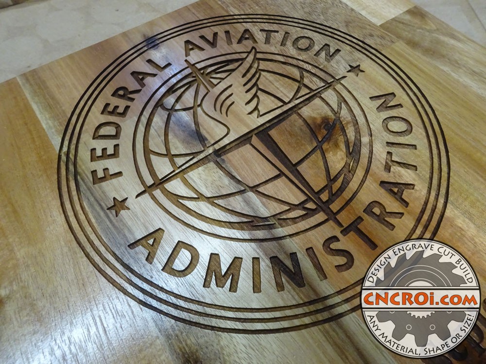 Custom Retirement Plaque: Acadia Hardwood