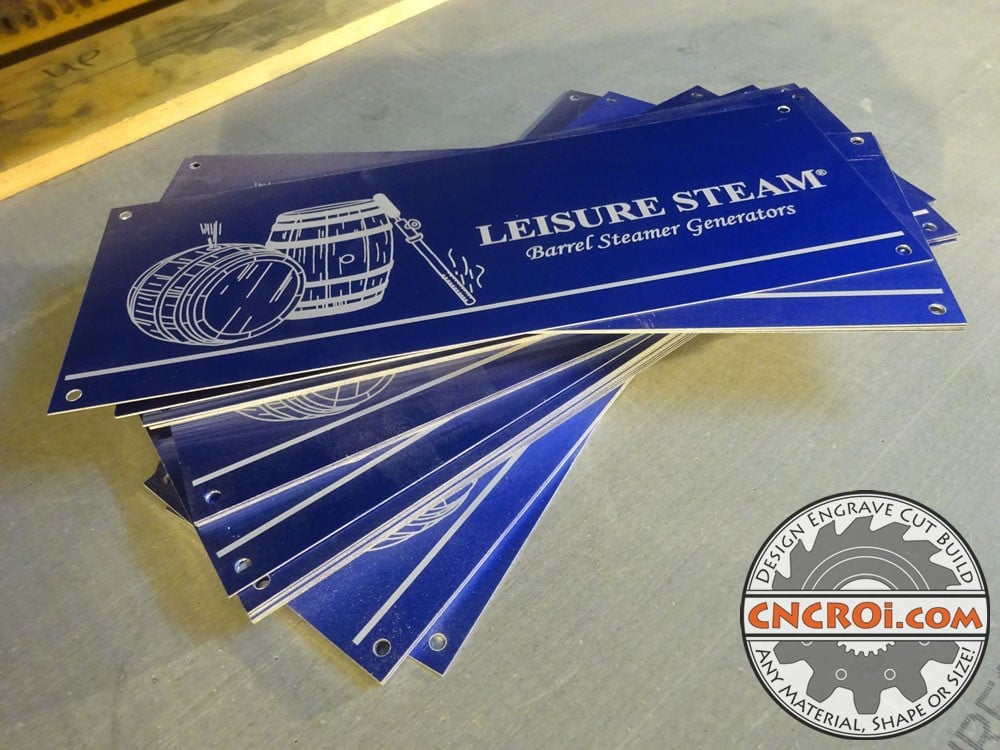 Aluminium Machine Tags: Custom Color Anodized & Sized