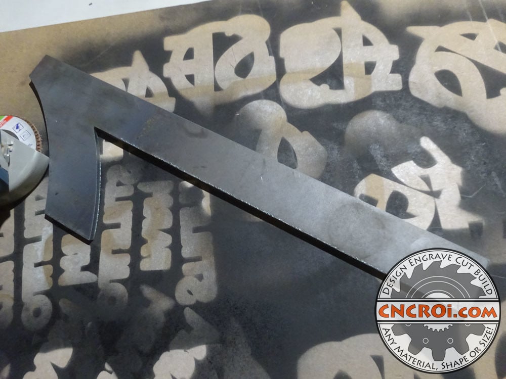 Custom Steel Number: 1/4" 6 mm Hot Rolled Mild Steel