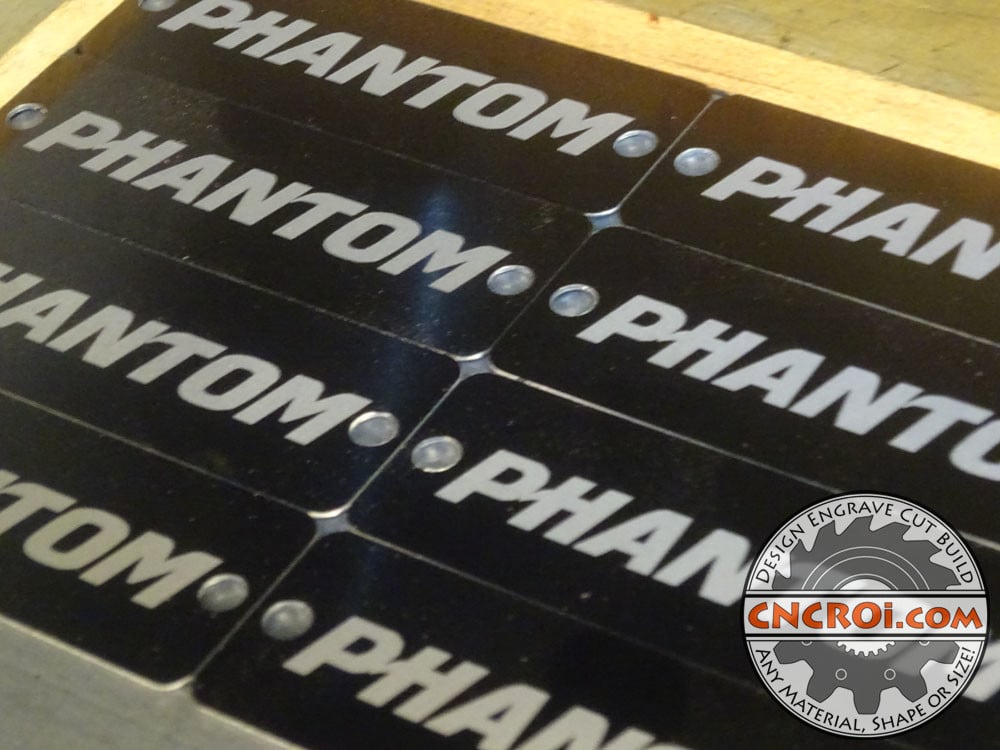 Black Anodized Aluminium: Custom Etching