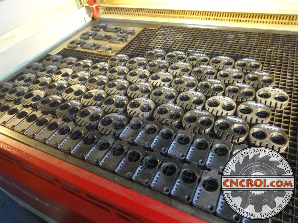 Custom Delrin Keychains: CNC Router & CNC Laser
