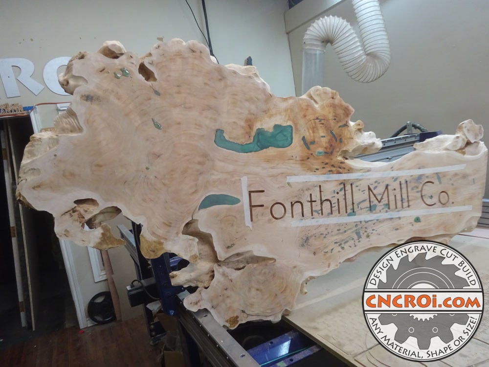 Custom Live Edge Signage