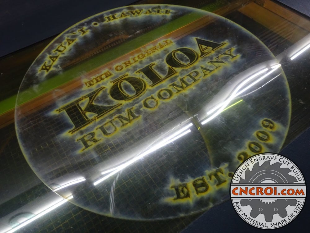 Rum Barrel Branding: Polycarbonate Stencil