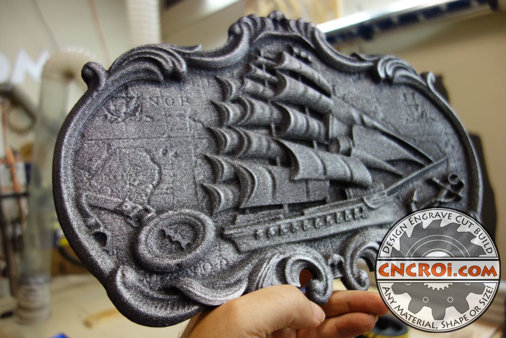 Tall Sailing Ship Carving
