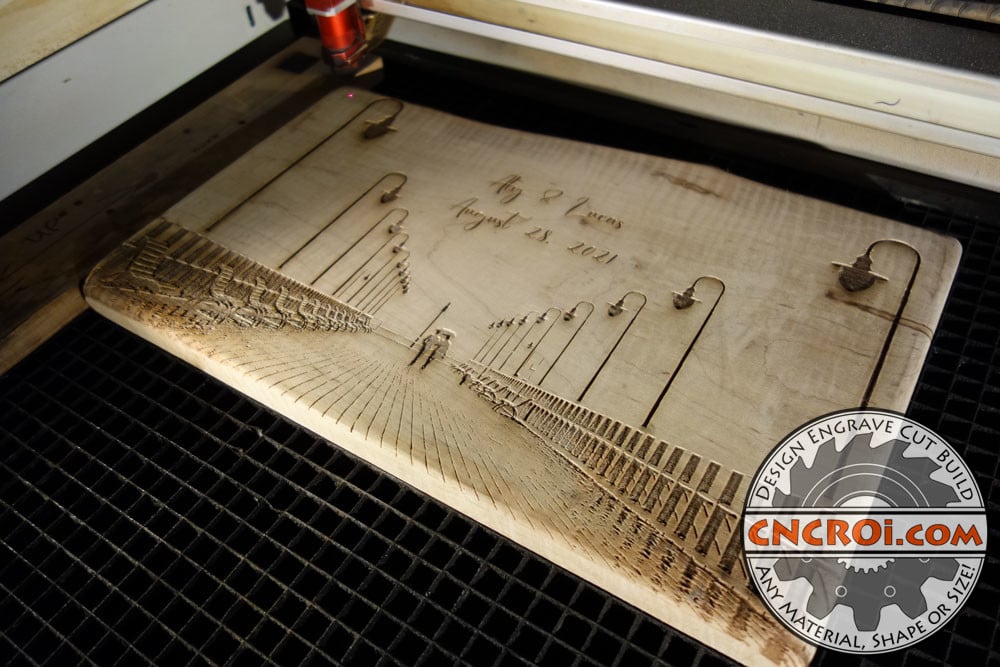 Full Bleed Cutting Board Engraving