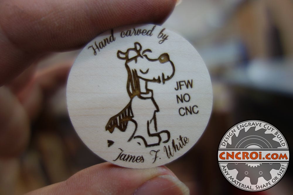 Custom Wooden Tokens: Kiln Dried Maple