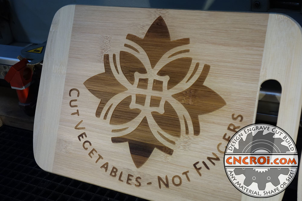 Custom Bamboo Cutting Board Engraving