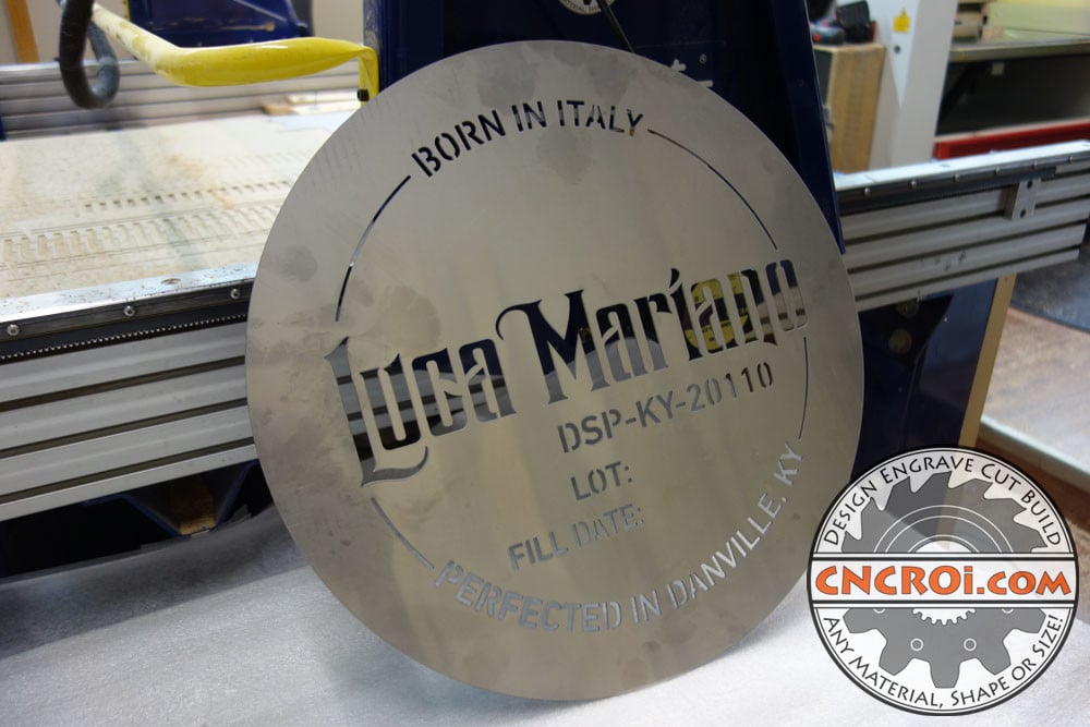 Steel Barrel Head Stencil