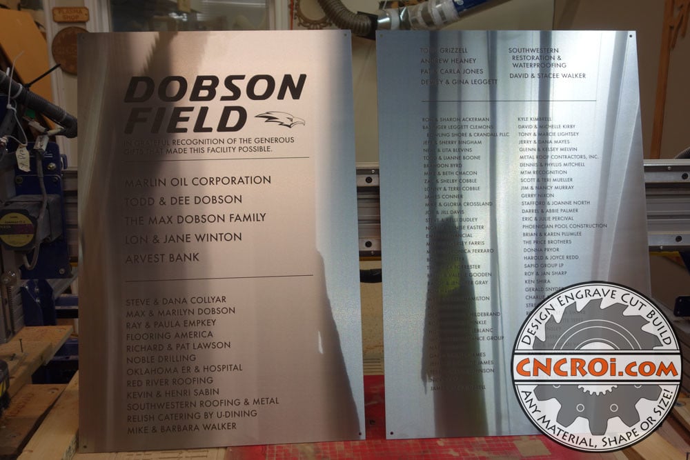 Steel Field Plaques: Fiber Etching 304SS