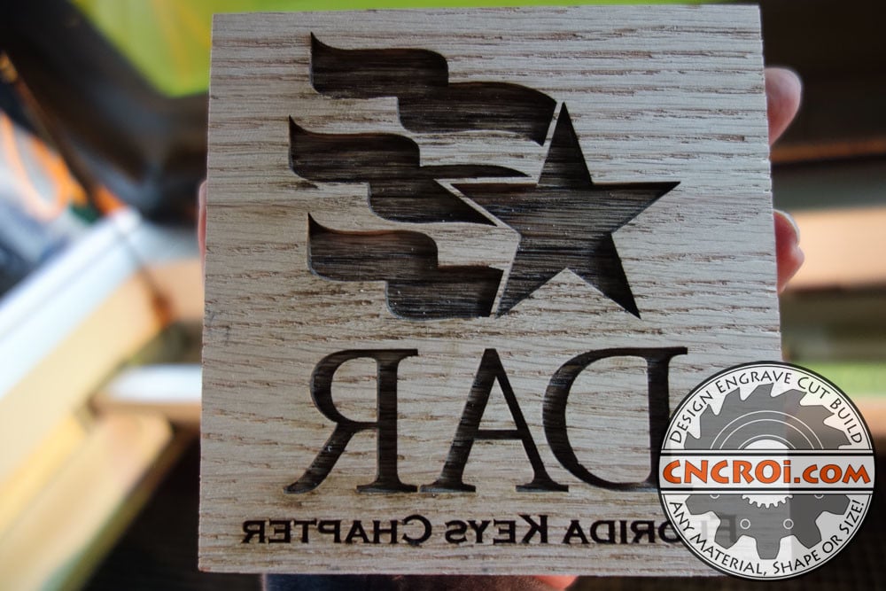 Custom Stamping Wood Block