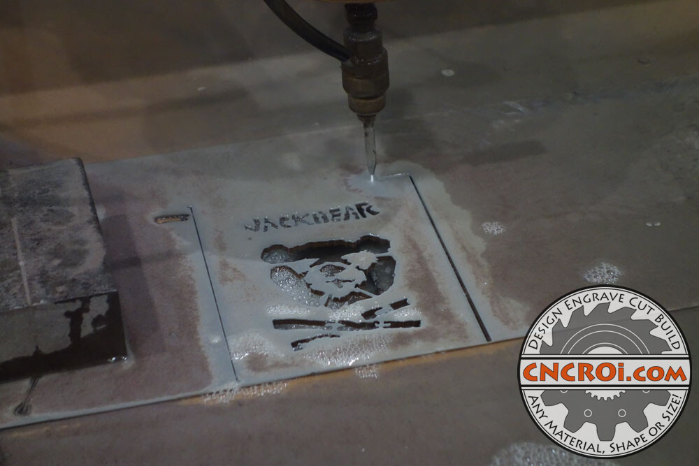 Waterjet Cut Stainless Steel Stencil