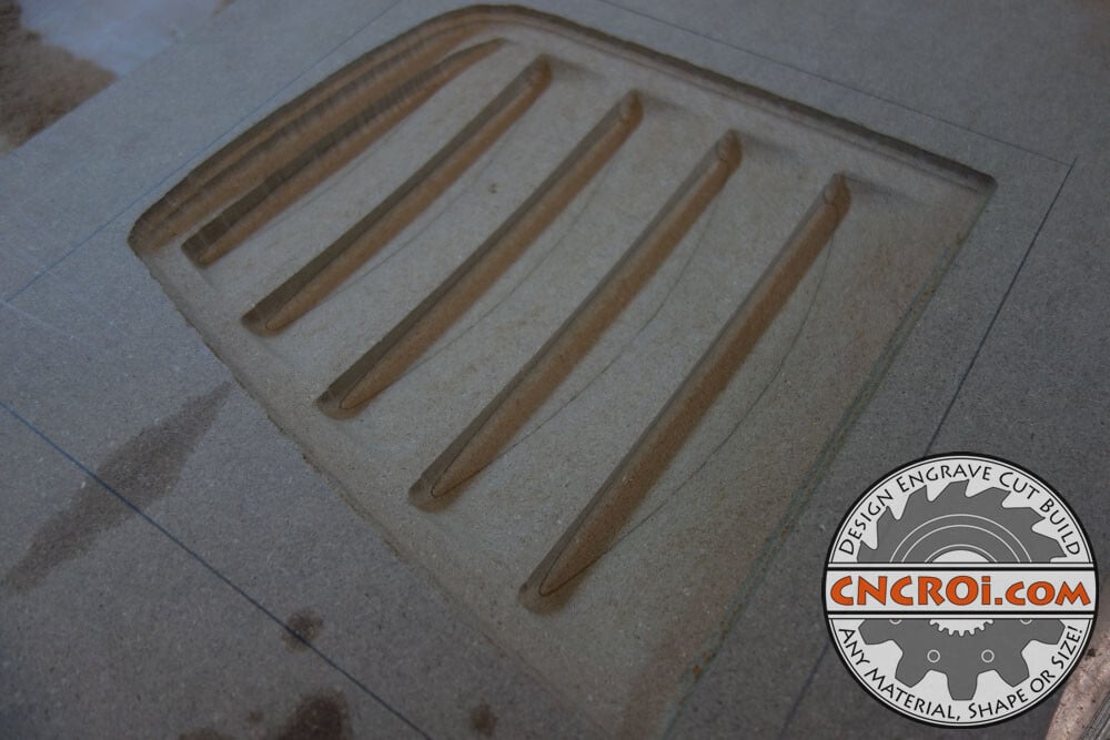 Custom Negative Mold: MDF Routering