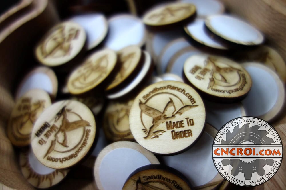 Custom Branded Hardwood Coins