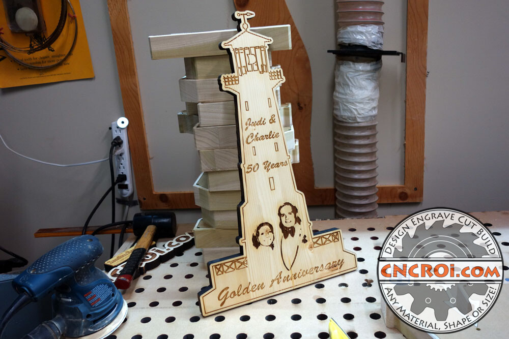 Custom Lighthouse Plaque