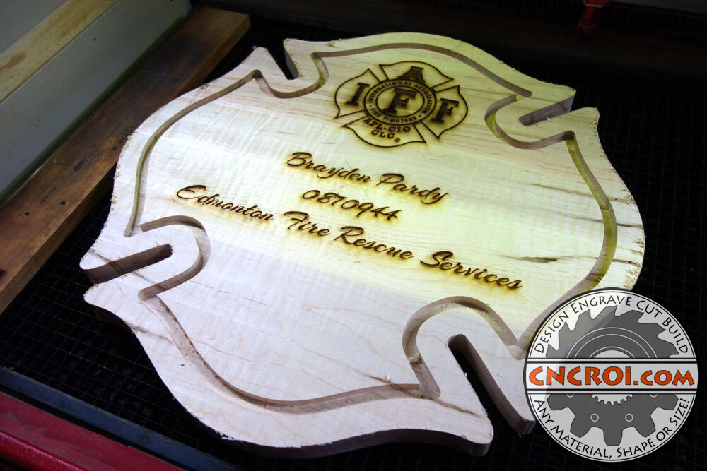 Custom Firefighting Plaque