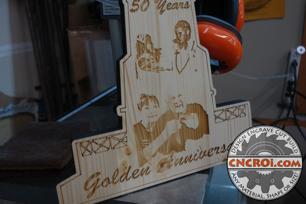 Custom Lighthouse Softwood Plaque V2
