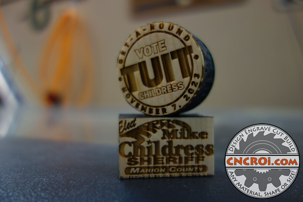 Custom Softwood Manual Rubber Stamp