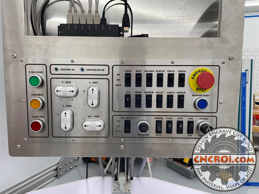 Custom Steel Button Panel