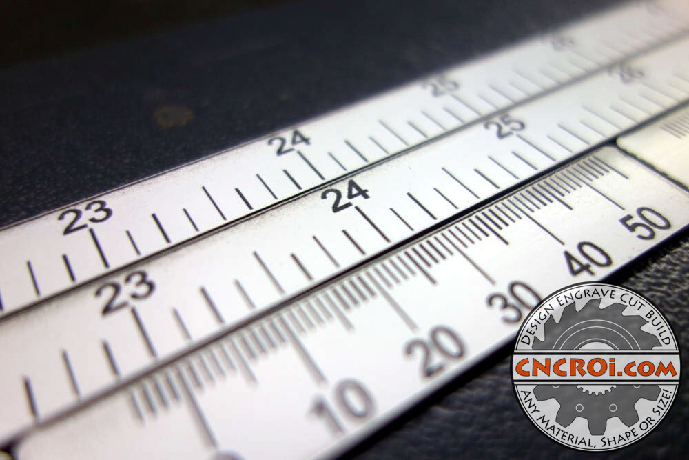 Industrial Plastic Rulers: Lasering Lamacoids