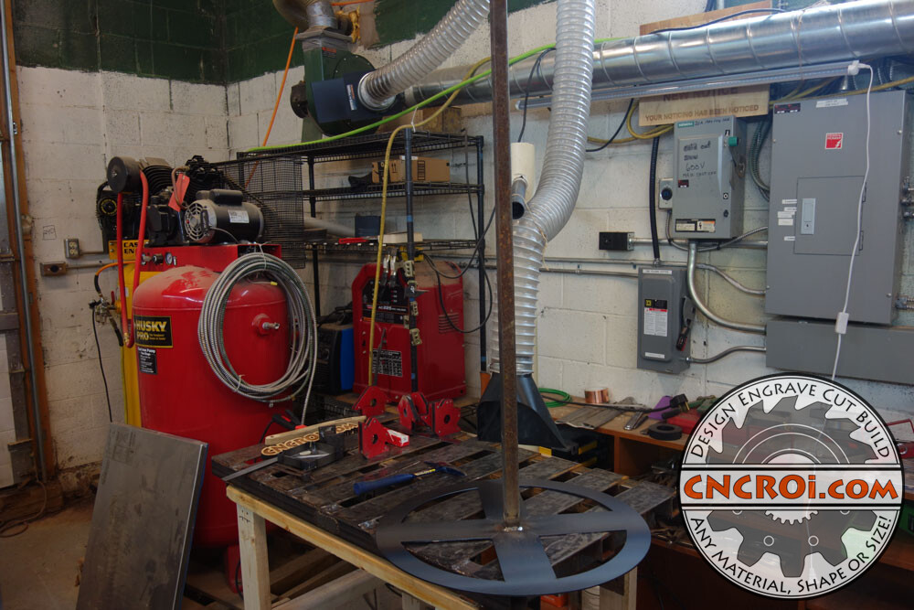 Welding Custom Spray Booth Stands