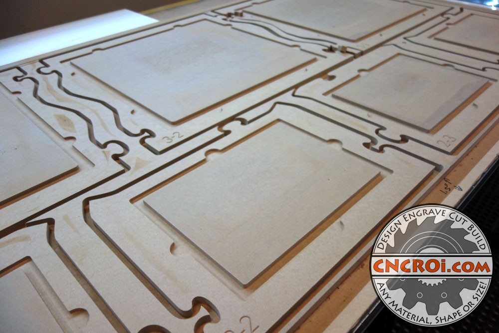 Puzzle UV Printer Jigs V2: CNC Routing 3/4" MDF