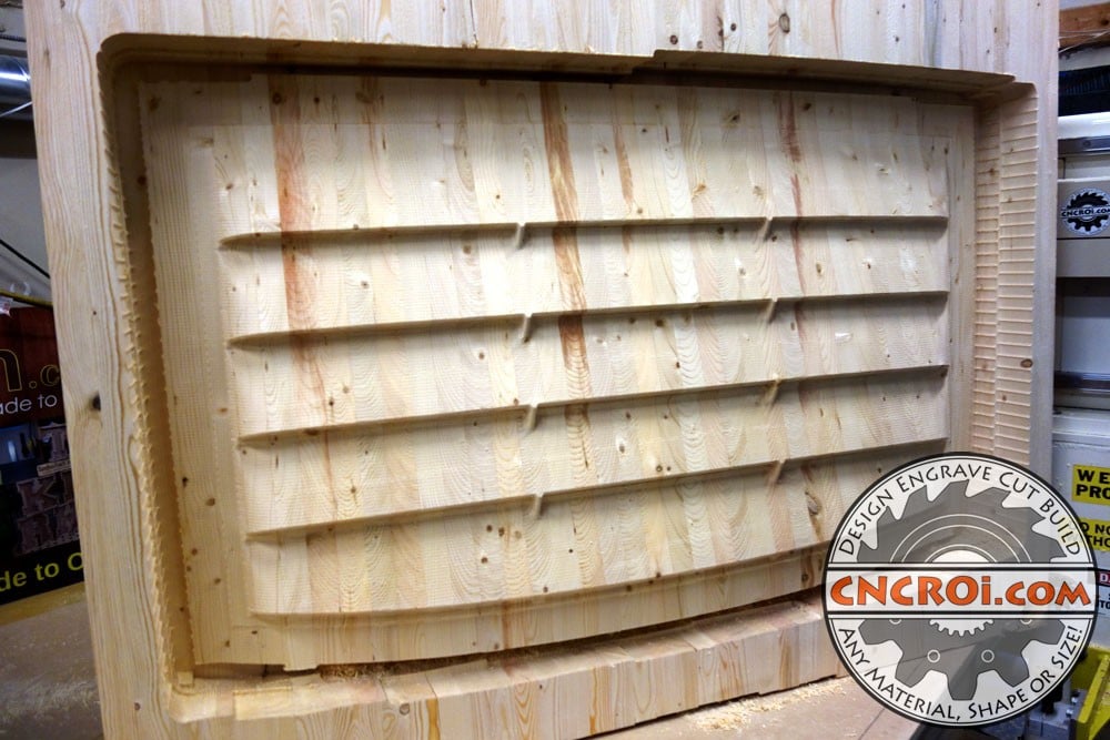 Huge Thermoforming Mold Production: Laminated 2x6s