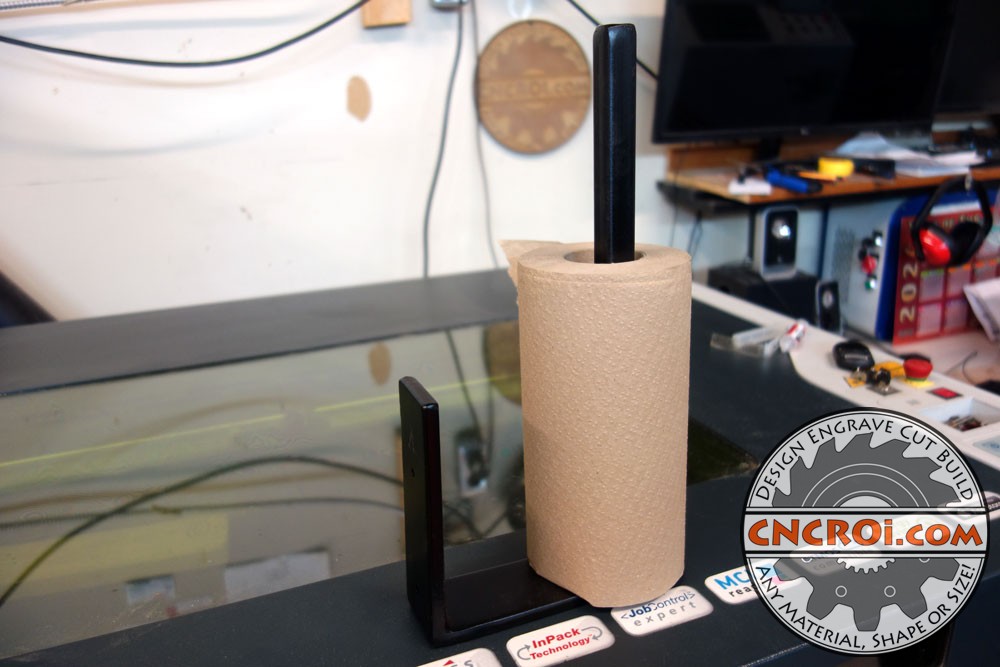 Custom Steel Towel Holder: Metal Fabrication