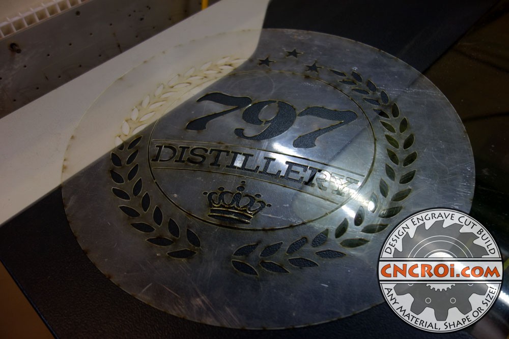 Custom Mylar Barrel Stencil: CNC Laser Cut