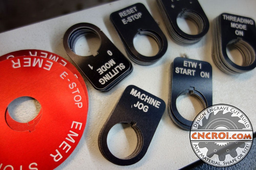 Custom Industrial Anodized Aluminium Tags