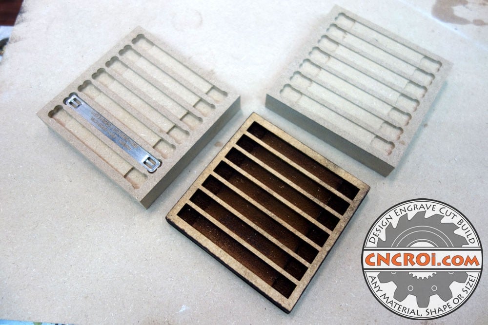 Cable Tag Jig: Routed 5/8" MDF