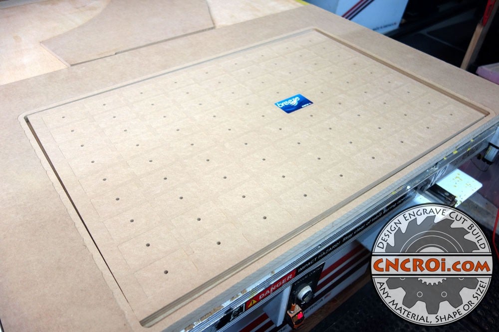 2-Sided Business Card UV Printing Jig: 3/4" MDF