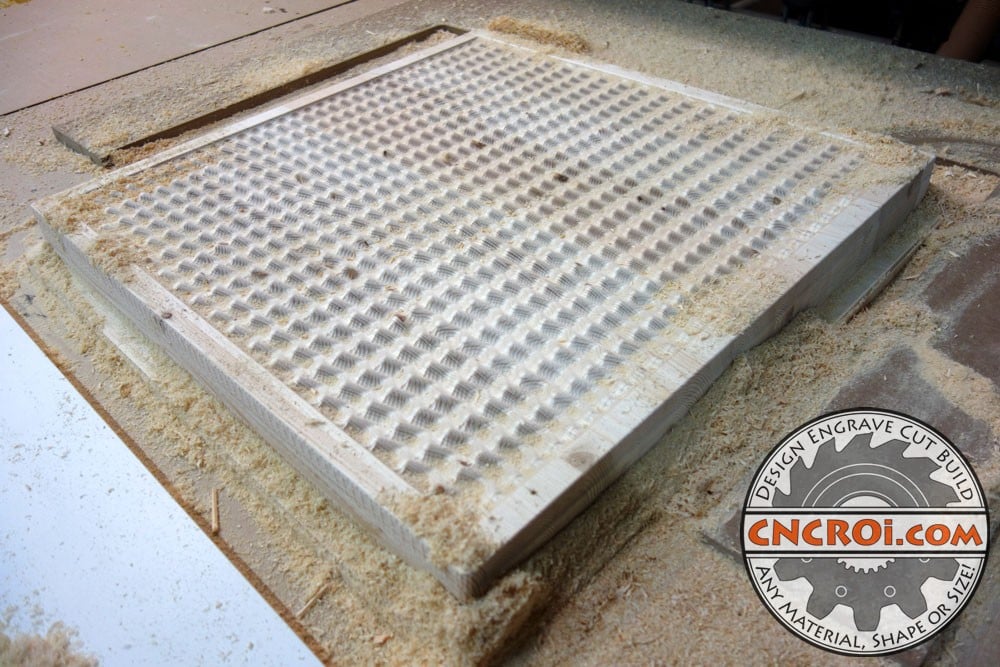 CNC Thermoforming Mold From 2x4s