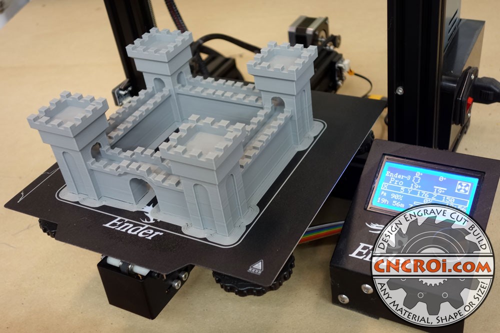 12 Years of 3D Printing Progress Creality Ender 3 Pro vs. 3D Systems Cube (Resurrecting My Medieval Castle Walls B STL)