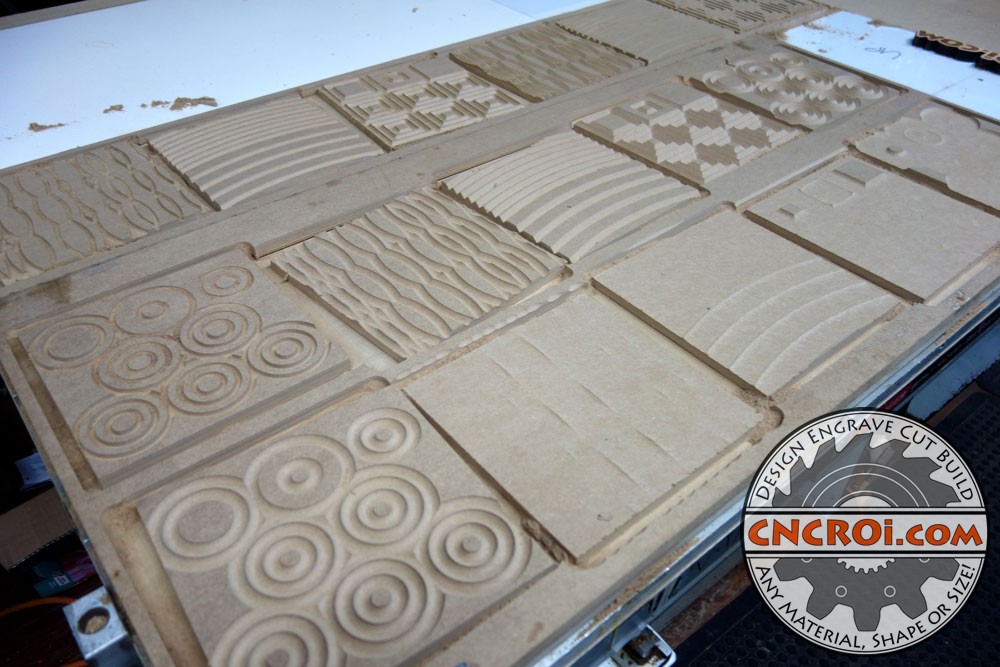 Sample MDF Texture Plates