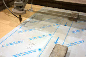 Underwater Metal Signs: Waterjet Cut 11ga 316SS #4 Finish