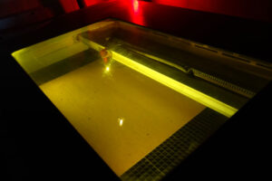 Clear Acrylic Disks: Laser Cutting 1/8″