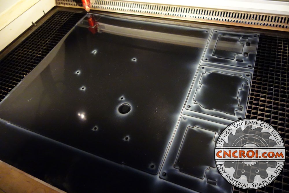 Custom Delrin Spacers: CNC Laser Cut