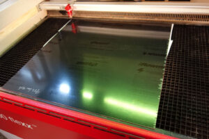 Electrical & Equipment Labels: Black on Red Lamacoid